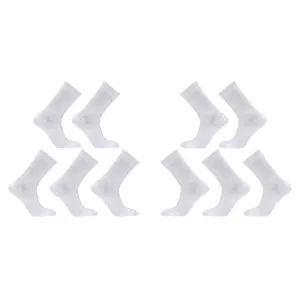10 Pack Seamless Breathable Crew Socks, Compression Fit - Rexy